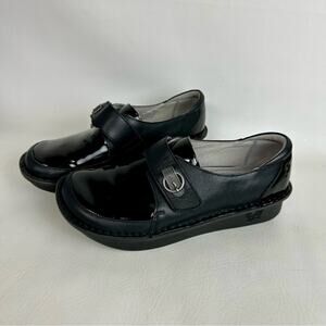 Alegria Womens Dixi Black‎ Leather Clogs Slip On Comfort Shoes Size 38 Sz 8-8.5